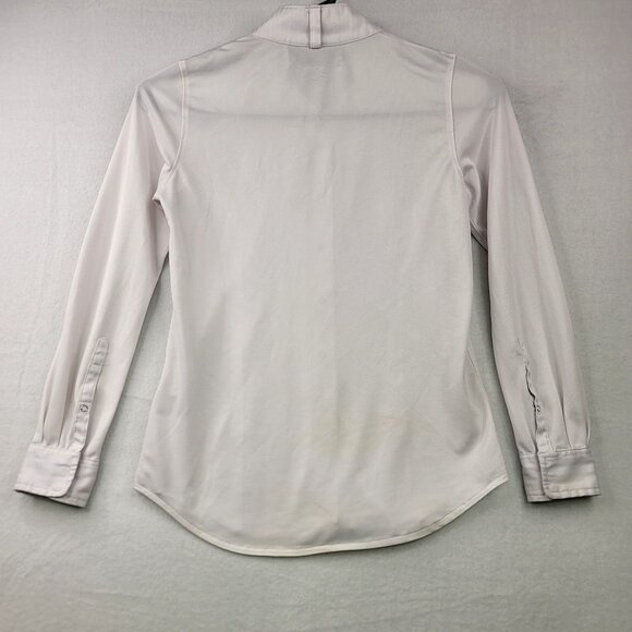 Ariat Pro Series Big Kids White Long-Sleeve Show Shirt Snap Medium (callout) - Picture 3 of 12